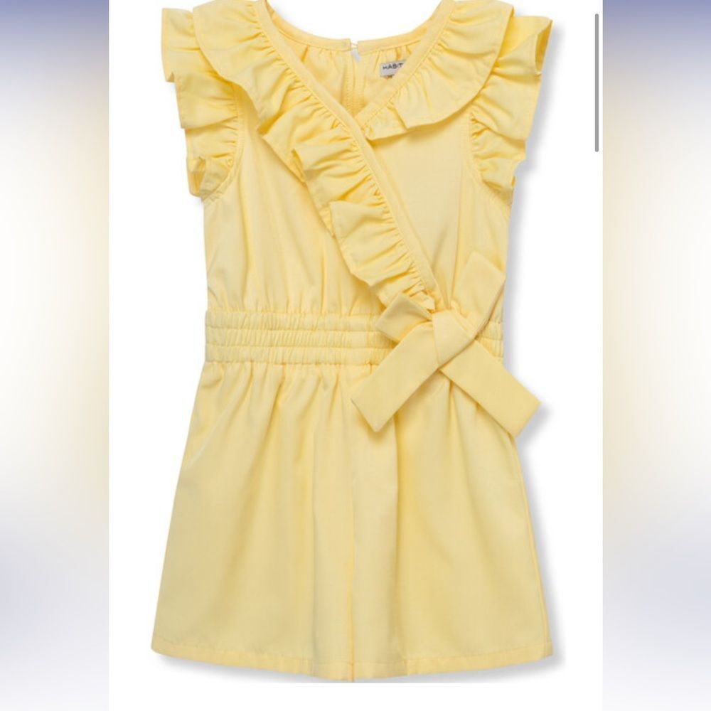 HABITUAL GIRLS SIZE 3 RUFFLED ROMPER